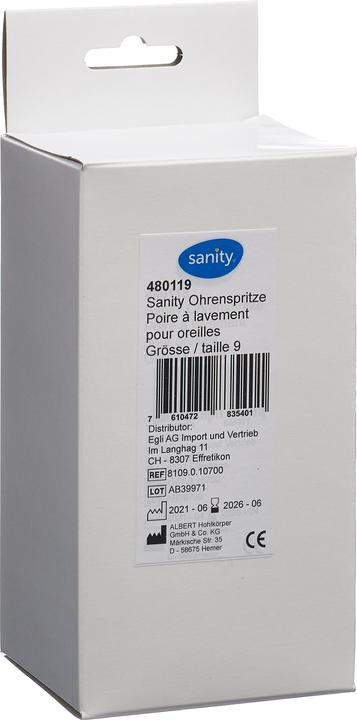 Image du produit Sanity Seringue auriculaire