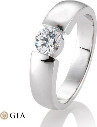 Breuning Ring Spann 0,40-0,60 ct. (53, 750/18 K Gold)
