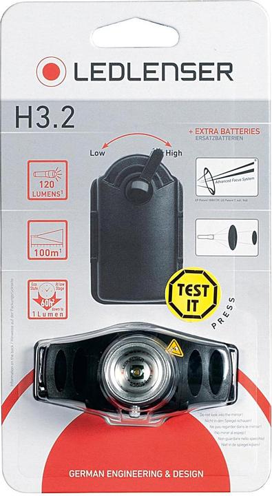 Immagine prodotto Ledlenser H3.2 (120 lm)