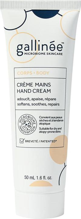 Actual product image Gallinée Hand Cream Natural Triple Biotic Hand and Foot Cream with Shea Butter 50ml (50 ml)
