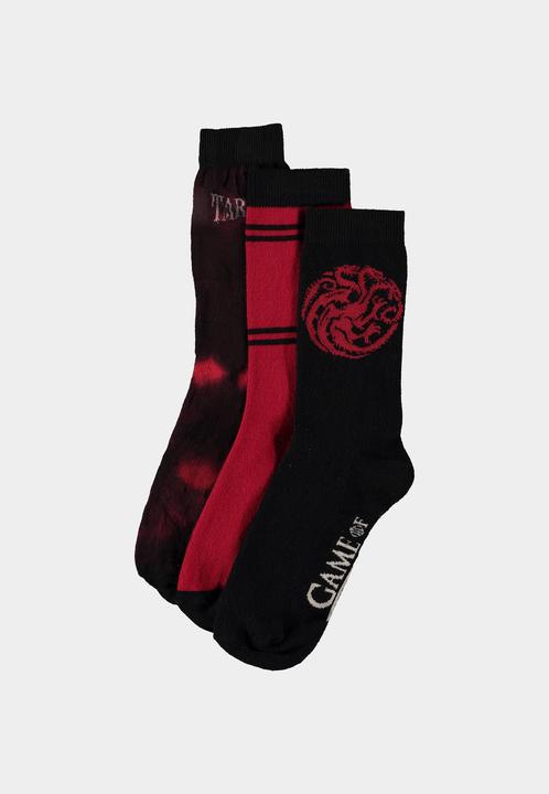 Immagine prodotto Difuzed HOUSE OF THE DRAGON - Confezione da 3 paia di scarpe da ginnastica Homme (T43/46) (confezione da 3, 43, 46)