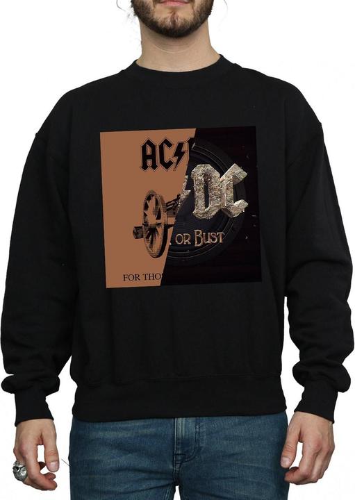 Produktbild AC/DC Rock or Bust For Those About Splice Sweatshirt aus Baumwolle (XL)