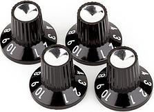 Produktbild Fender Amp Pot Knob Push on bk/sv (4)