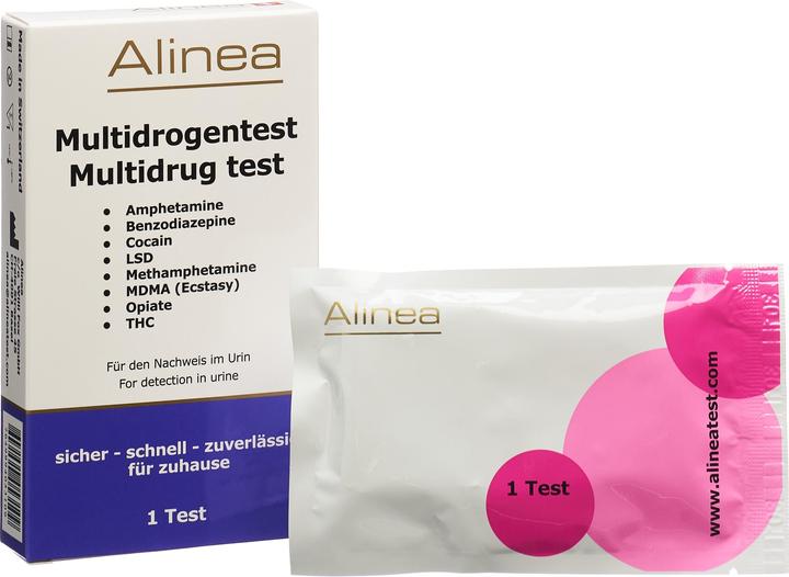 Produktbild Alinea Multi-Drogen-Selbsttest 8 Urin (1 x)