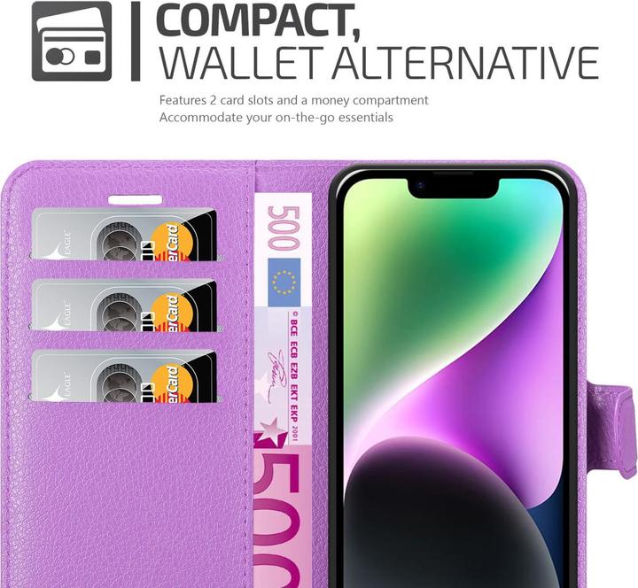 Image du produit Cadorabo Étui de style book stand pour Apple iPhone 14 (Apple iPhone 14)