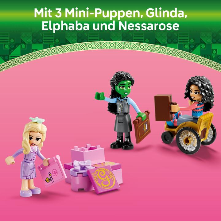 Actual product image LEGO Glinda, Elphaba und Nessarose an der Universität Shiz (75681, LEGO Wicked)