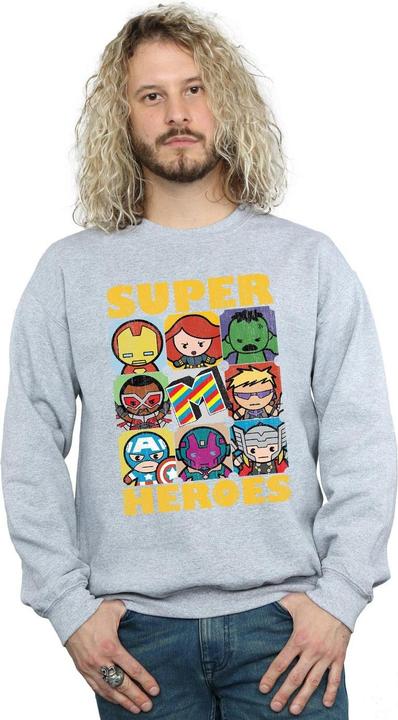 Immagine prodotto Kawaii Super Heroes Felpa Uomo (S)