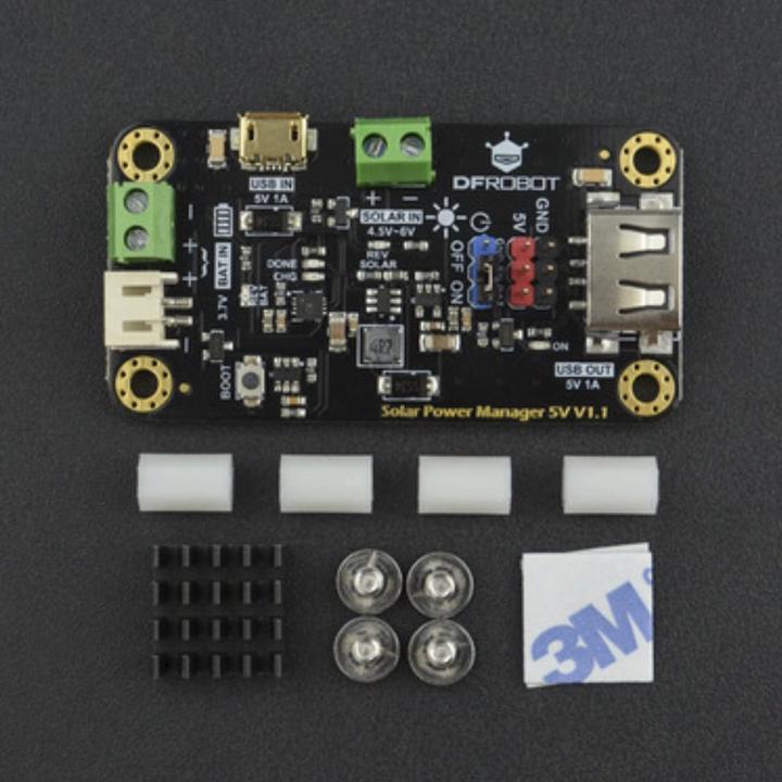 Immagine prodotto DFRobot Gestore di energia solare 5V 1A