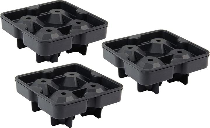 Actual product image Metamorph Diamant Eiswürfel Silikonform 4-fach