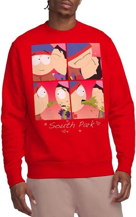 Actual product image Ubisoft Unisex Adult Kyle & Wendy Squares Valentine's Day Sweatshirt (S)