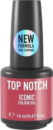 Immagine prodotto Mesauda Top Notch Iconic 201 Tender Pink Semi-Permanent Nail Polish 14ml (201 Rosa tenero, Topcoat)