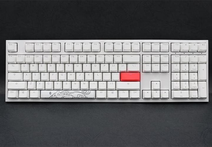 Actual product image Ducky One 2 White Edition (DE, Cable)
