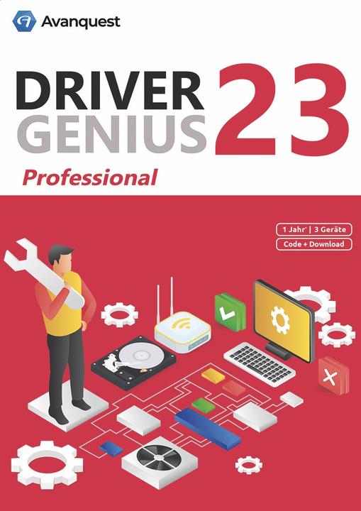 Produktbild Avanquest Driver Genius 23 Professional (3 User, 12 Monate)