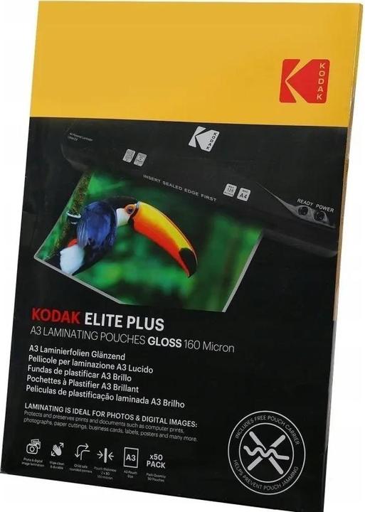 Kodak Film de plastification A3 50 pièces, 160 microns, brillant (A3, 50 pièce(s), 160 µm)