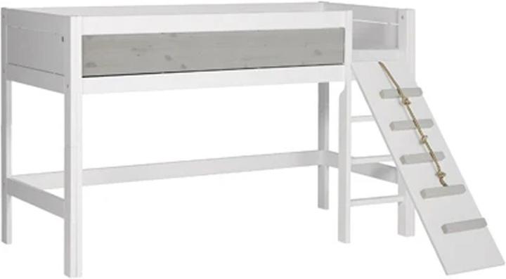 Immagine prodotto Lifetime Kidsrooms Letto a mezza altezza combinato 1 con rete a doghe deluxe e pedana di scorrimento