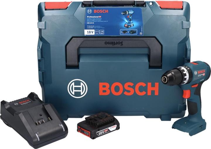Actual product image Bosch Professional Bosch GSB 18V-45 Battery impact drill 18 V 45 Nm Brushless + 1x Battery 2.0 Ah + Charger + (Rechargeable battery operated)
