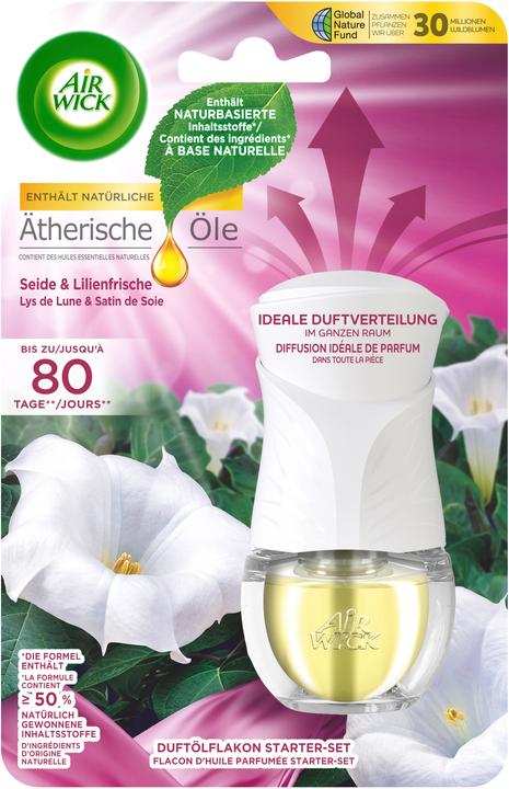 Produktbild Air Wick Duftölflakon Starter-Set Seide & Lilienfrische
