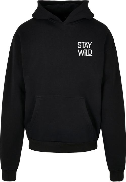 Immagine prodotto Merchcode Parole - Felpa con cappuccio Stay Wild Ultra Heavy - 174871 (S)