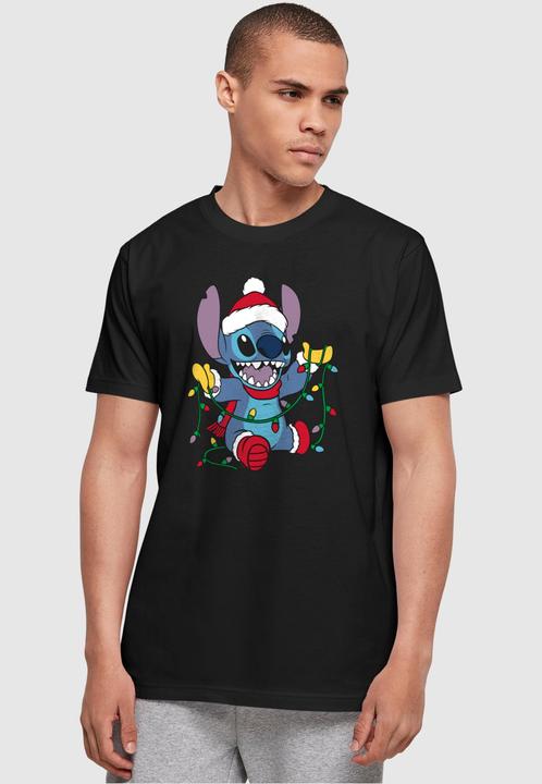Immagine prodotto Absolute Cult Lilo e Stitch - Maglietta Basic con luci di Natale - 114349 (4XL)