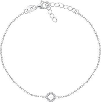 Brilio Silver - Charming silver bracelet with zircons BRC17W