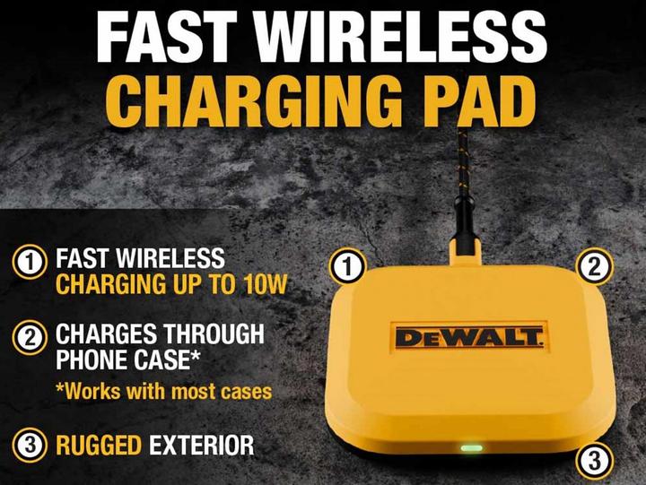Actual product image DeWalt Fast Wireless Charging Pad