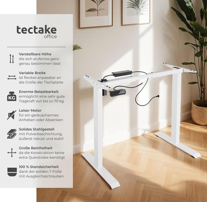 Image du produit tectake Bureau assis debout