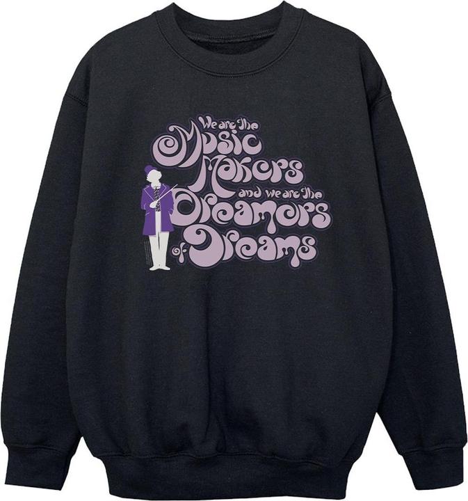 Willy Wonka & the Chocolate Factory Dreamers Text Sweatshirt Mädchen