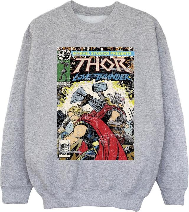 Thor Love And Thunder Vintage Poster Sweatshirt Mädchen