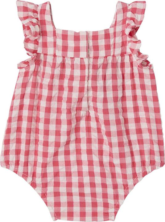 Vertbaudet Ärmelloser Baby Kurzoverall mit Vichykaro