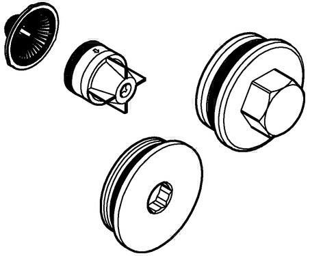Actual product image Grohe Backflow preventer for concealed thermostatic mixer