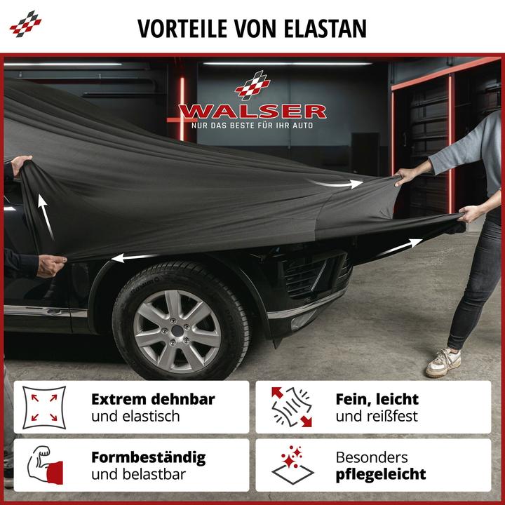 Produktbild Walser Autoplane Indoor Soft, PKW-Abdeckplane Kombi Gröe XL schwarz