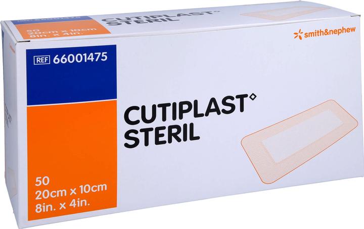 Produktbild Avitamed GmbH CUTIPLAST Steril Wundverband 10x20 cm, 50 St VER (50 x)
