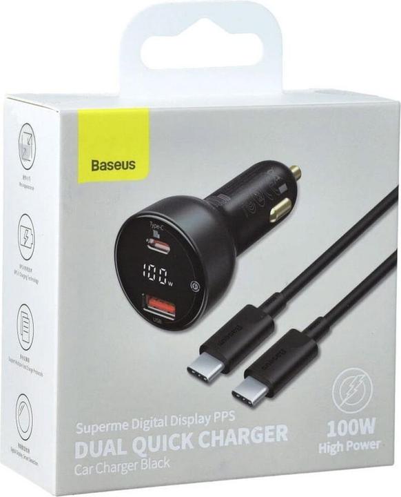 Actual product image Baseus Dual Quick Charger