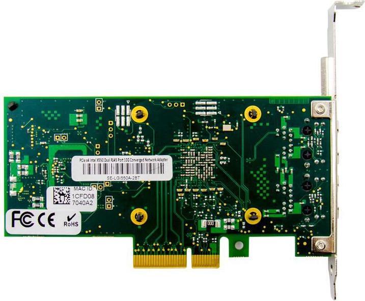 Immagine prodotto MicroConnect Scheda di rete MC-PCIE-X550 Built-in Ethernet 10000 Mbit/s (Mini PCI Express)