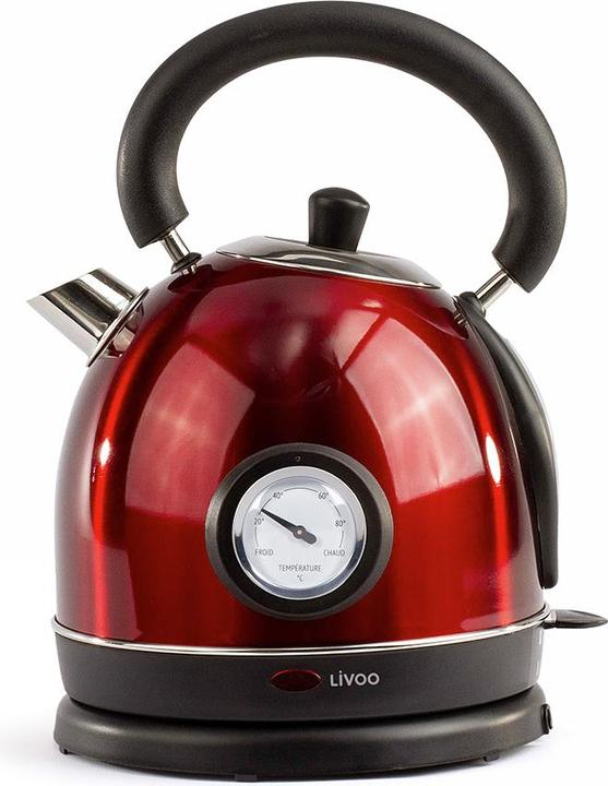 Produktbild Livoo Retro-Wasserkocher mit Thermometer (1.80 l)