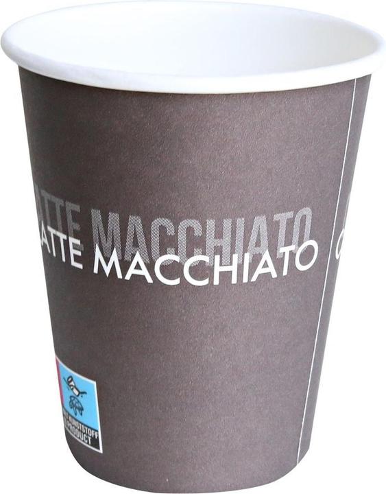 Immagine prodotto Hygostar Tazza da caffè da portare via 400ml DM 90mm cartone marrone-bianco PU=50 pezzi (50 x)