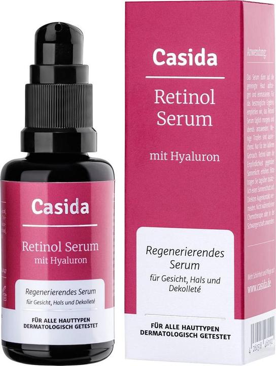 Actual product image Casida Retinol Serum mit Hylaluron (30 ml)