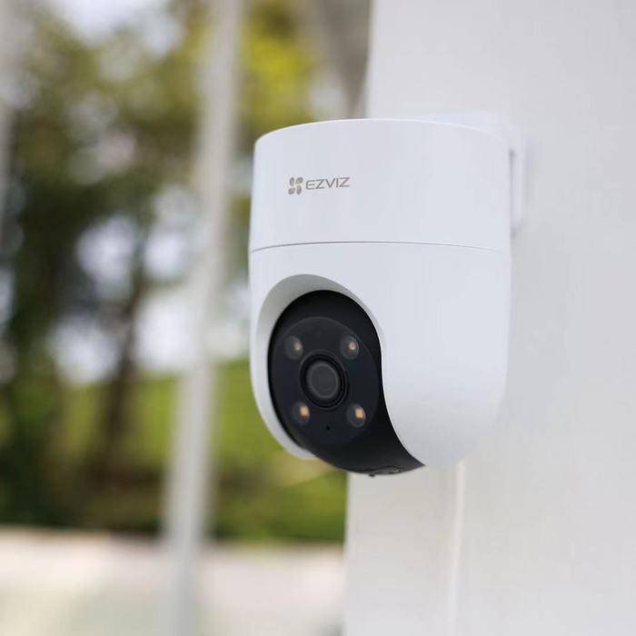 Produktbild EZVIZ Drahtlose Wi-Fi-Kamera H8C, 1080p, DOME PT, F4 mm, gesteuert, IP65 (1920 x 1080 Pixels)