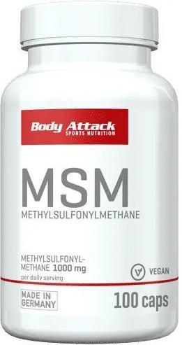 Body Attack MSM (100 Caps) (100 Stück, Kapseln)