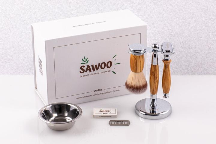 Produktbild Sawoo Rasierset Woolive 5tlg.