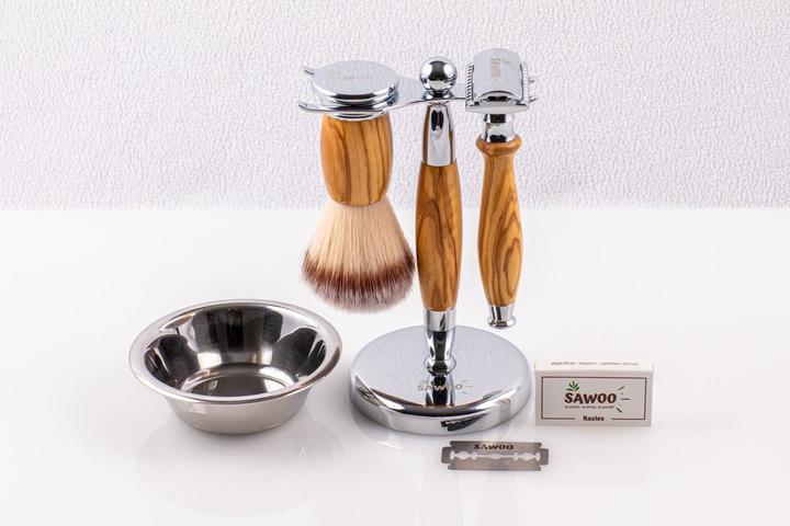 Produktbild Sawoo Rasierset Woolive 5tlg.