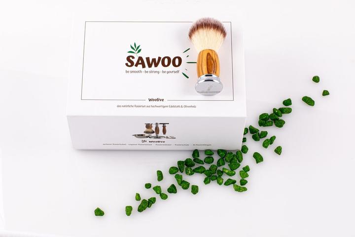 Produktbild Sawoo Rasierset Woolive 5tlg.