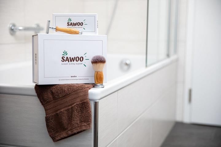 Produktbild Sawoo Rasierset Woolive 5tlg.