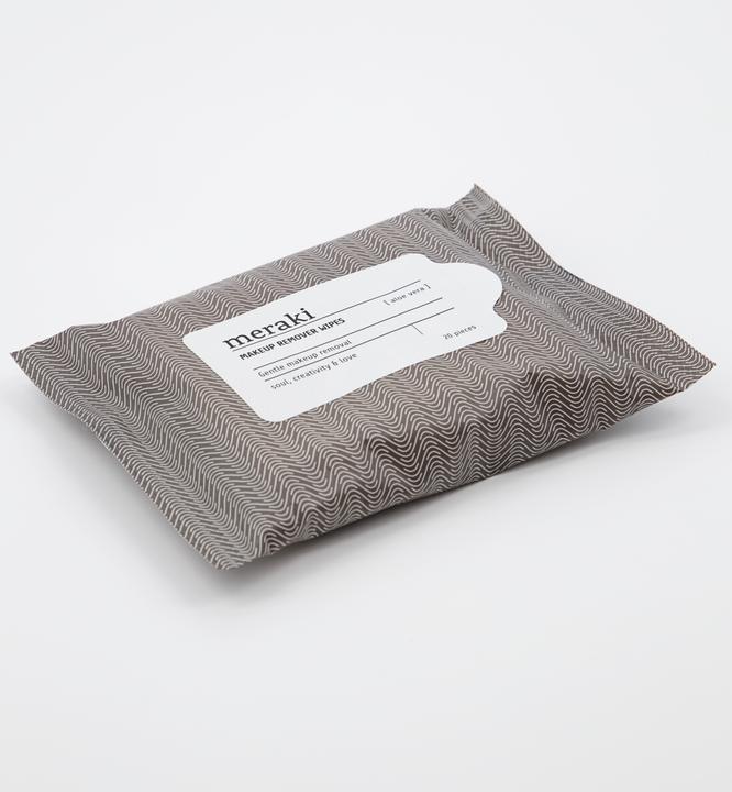 Meraki Makeup remover wipes, Aloe vera, warmes Grau/Weiss (Reinigungstücher)