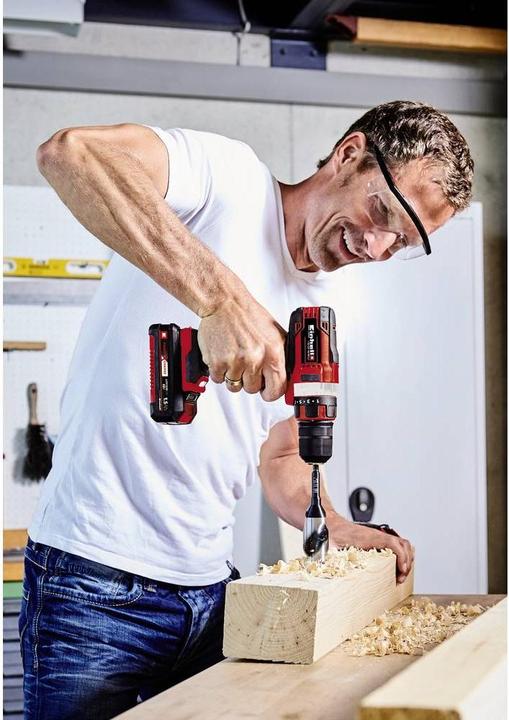 Produktbild Einhell Power X-Change TE-CD 18/40 Li 1855565+2936800 Akku-Bohrschrauber 18 V Li-Ion inkl. 16-tlg. Bit-Set (Akkubetrieb)
