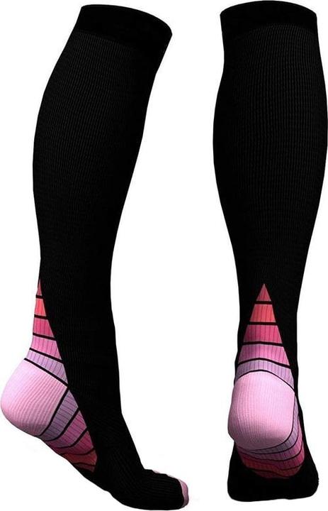 Produktbild JTI Kniehohe Kompressionssocken für Laufen und Fitness - Pink L/XL (L, XL)
