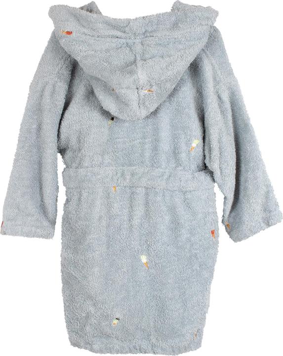 Actual product image Filibabba Embroidered bathrobe 3-4 years - Pearl Blue (98, 104)