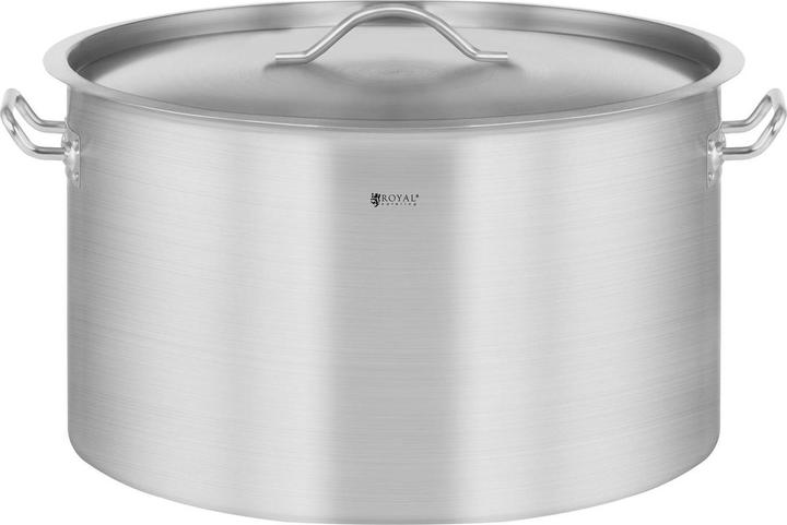 Produktbild Royal Catering Kochtopf Induktion 31 Liter Kochtopf + Deckel Suppentopf Rostfrei Topf Eintopf (40 cm, Kochtopf, Edelstahl)