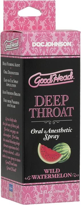 Produktbild Doc Johnson GoodHead™ Deep Throat Spray – Wild Watermelon (59 ml)