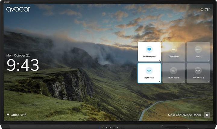 Produktbild Avocor AVG-6560 G-60 S GlasLED Int Disp (3840 x 2160 Pixel, 65")
